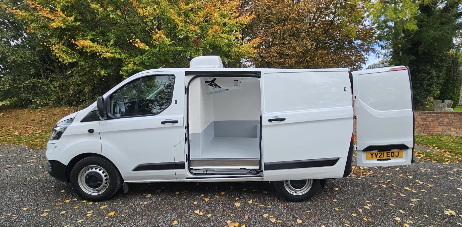 2021 Ford Transit Custom 340 L1 H1 Hybrid PHEV Fridge Van For Sale